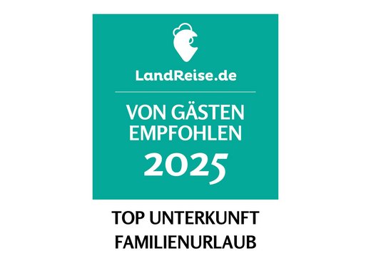 Kessler’s Mountain Lodge: awards LandReise.de 2025 guest recommended seal for top family vacation accommodation